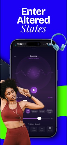 Binaural Beats, Healing Sounds iPhone screenshot
