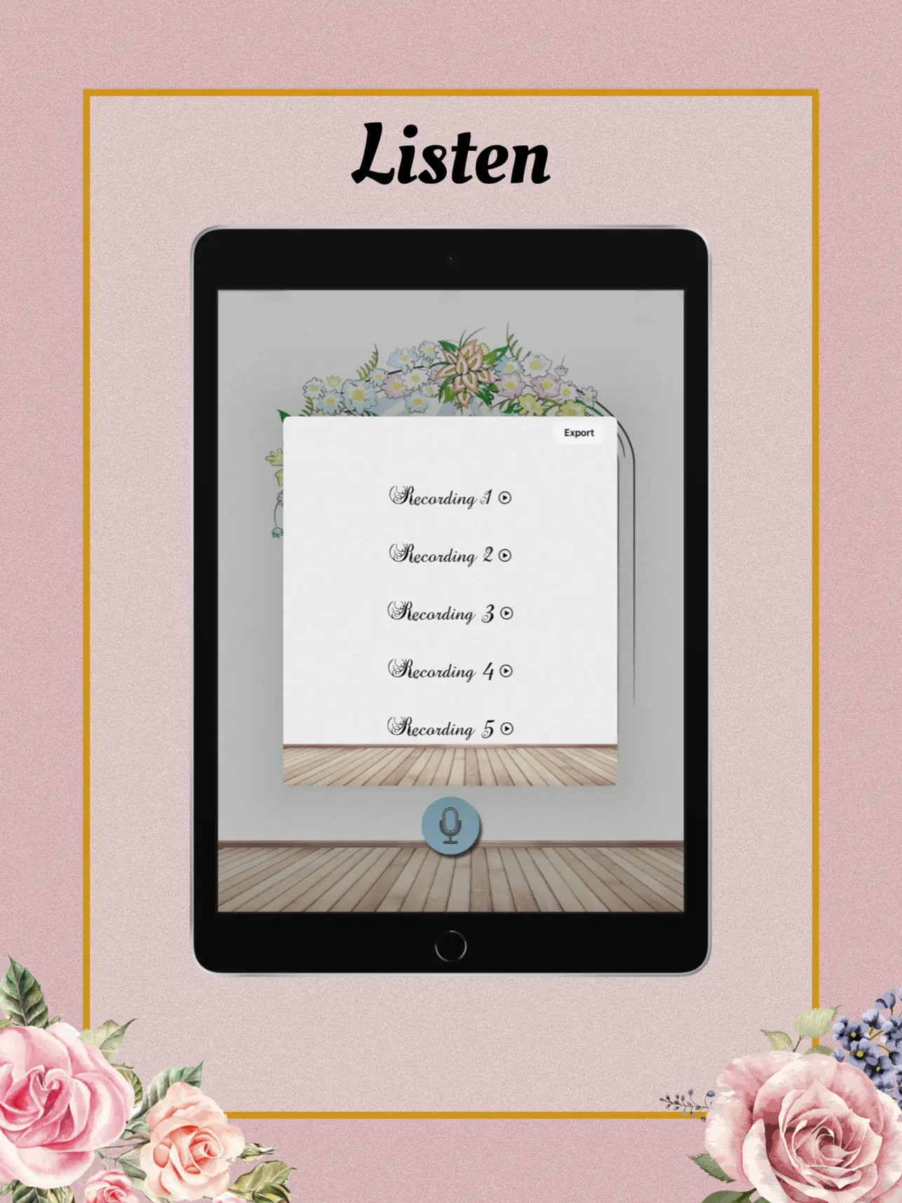 Screenshot #6 pour Audio Guestbook - Wedding app