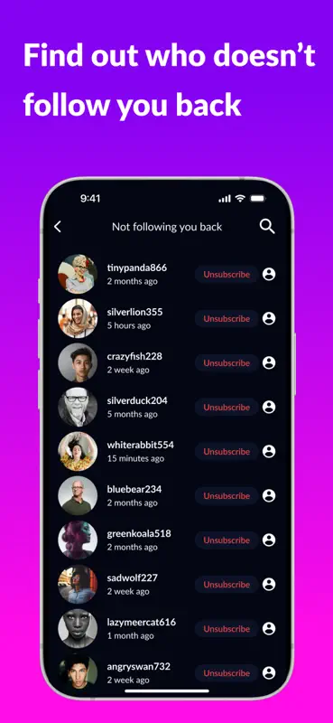 Followers・Unfollow Tracker App screenshot 7 of 7