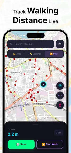 GeoMeasure: GPS Field Measure screenshot 3