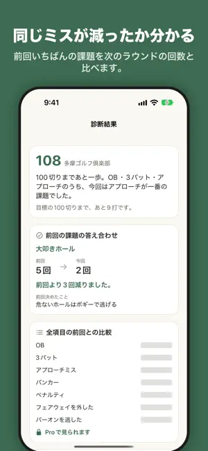 ゴルフ上達ノート screenshot 1