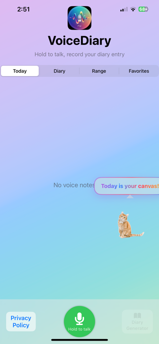 My Voice Diary Screenshot 1 of 10