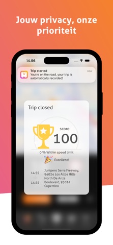 MoveJack rit & uren screenshot