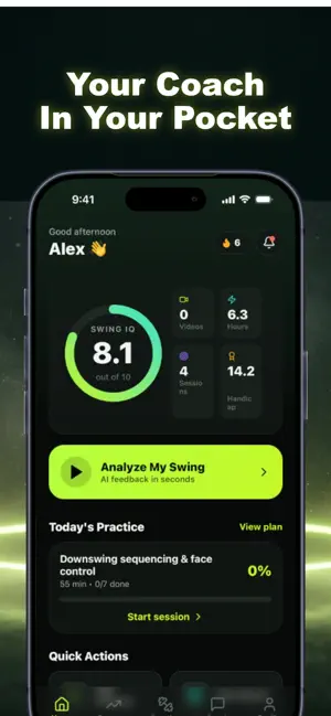 Swing AI: AI Golf Coach screenshot 1