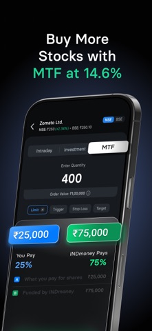 INDmoney: US Stocks, IPO, F&O iPhone screenshot 5