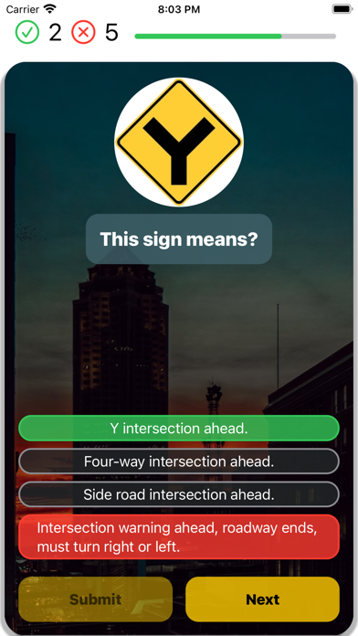 Iowa DMV Practice Test 2025 Screenshot