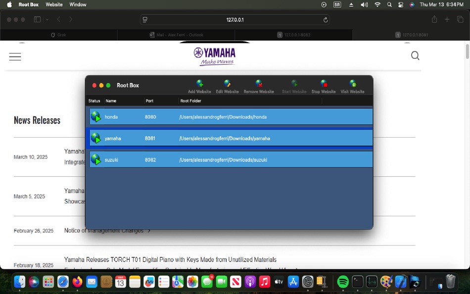 #2. Web Server for Multiple Sites (macOS) De: Alessandro Gimenes Ferri