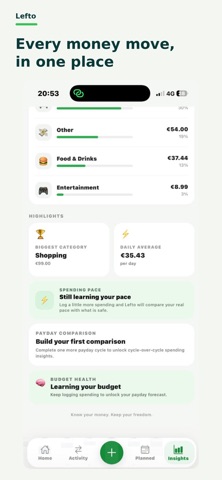 Lefto: Payday Budget Planner Screenshot 5 of 6