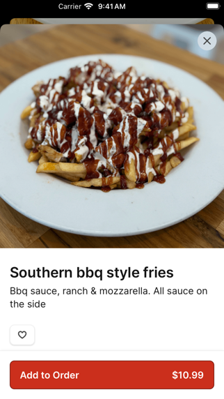 KK’s Fries iPhone screenshot 4 - Food & Drink app