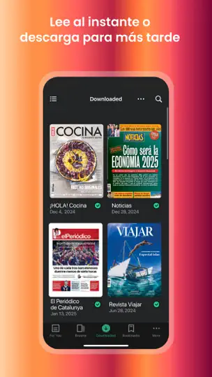 Captura de pantalla de PressReader: Noticias Y Prensa en iPhone 9