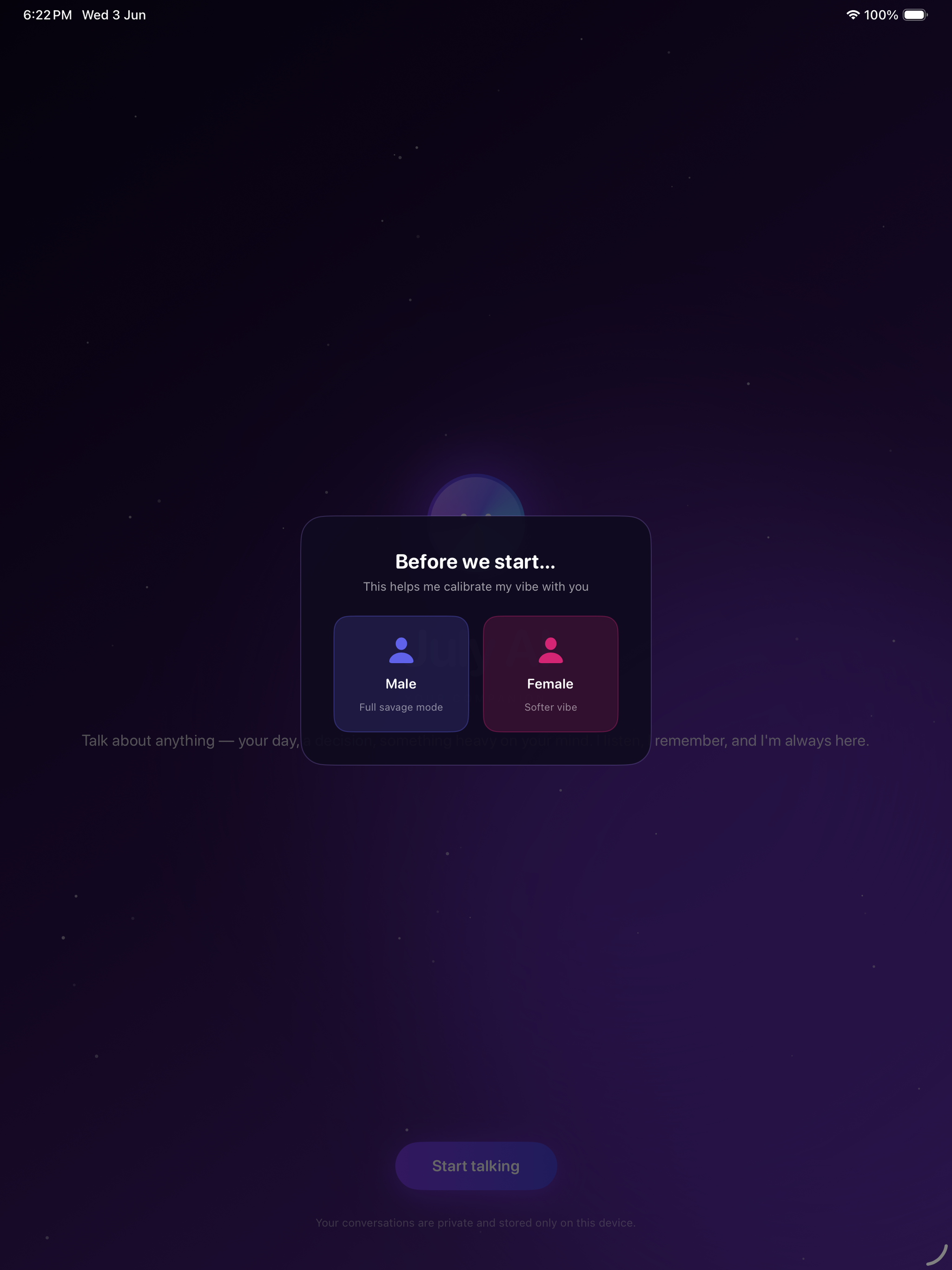 July AI screenshot 6
