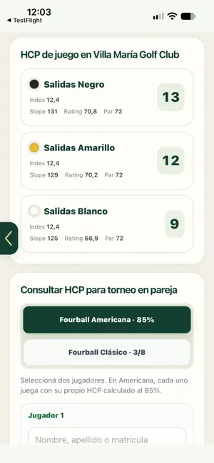 Villa Maria Golf screenshot 3