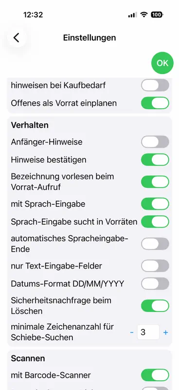 VorratsManager screenshot 4 of 5