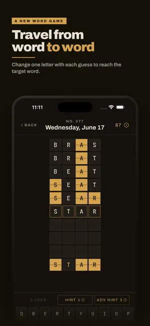 Shift - Daily Word Puzzle screenshot 1