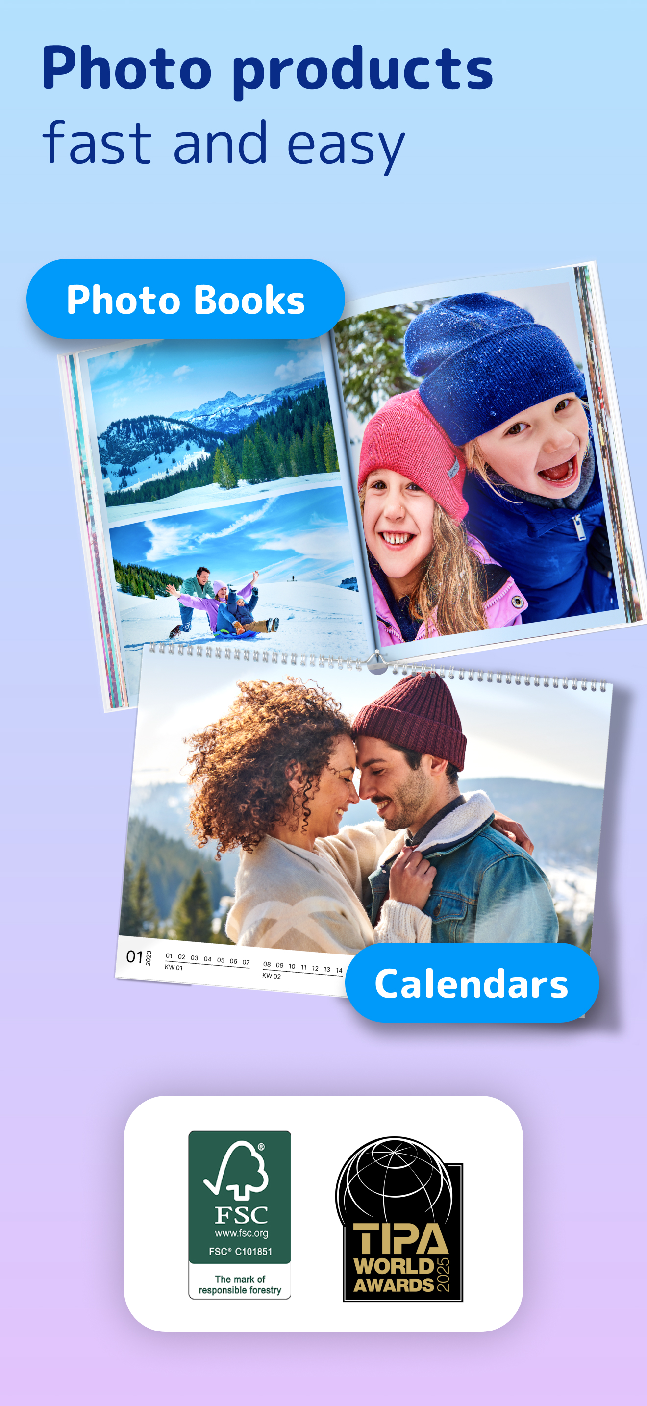 Pixum Photo Book and calendar