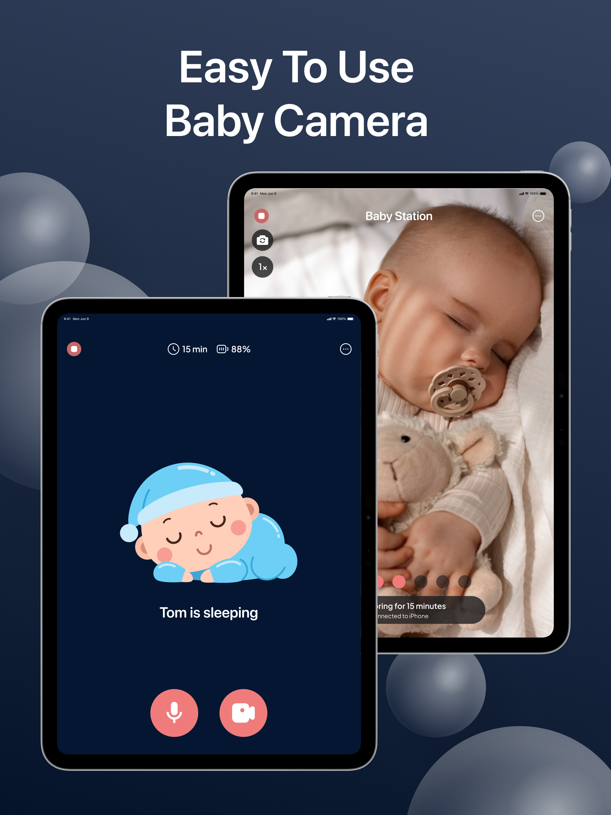 Baby Monitor Camera Monitoring