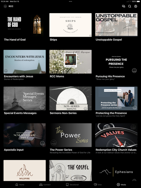 Redemption City Church – CO iPad screenshot 4 - Education app