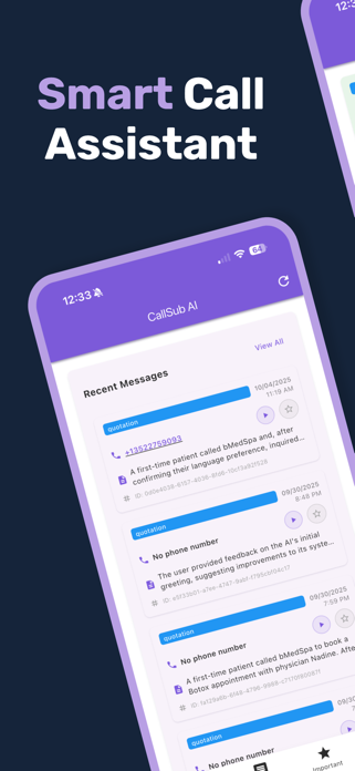 CallSub AI Screenshot 1 of 8