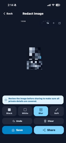 HideInfo - Blur Photo Screenshot 4 of 4