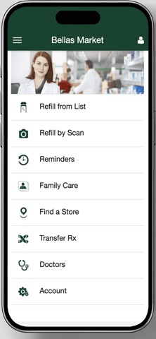 Bella's Market Pharmacy iPhone screenshot