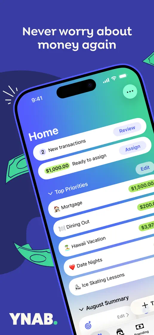 YNAB, App Store screenshot 1