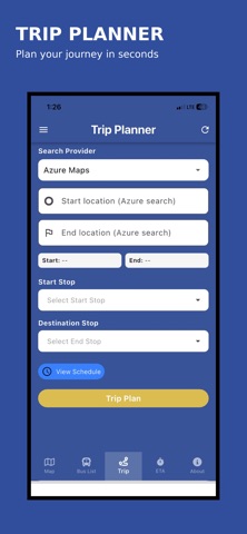 Bus Map Project screenshot