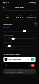 Colour Palette Generator screenshot