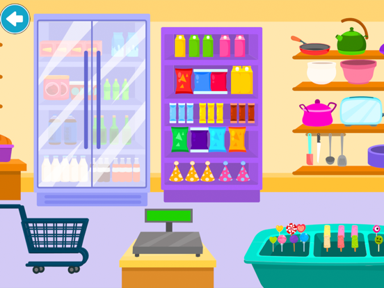 Baby Dollhouse Monster iPad screenshot 1 - Games app
