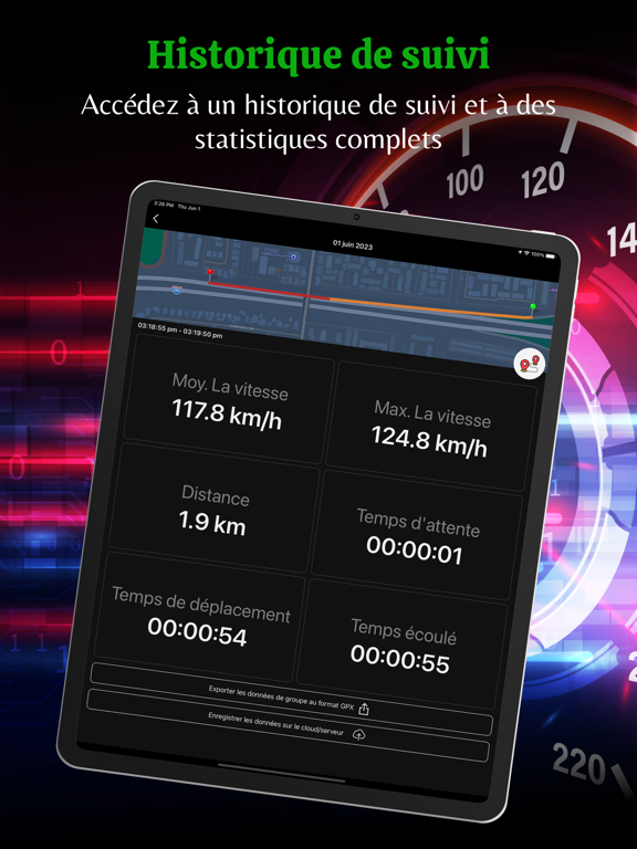 Screenshot #6 pour Compteur de vitesse GPS intell