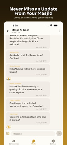 mChat by Muslink screenshot