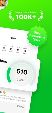 AI Calorie Tracker: Snacky Screenshot 2 of 7