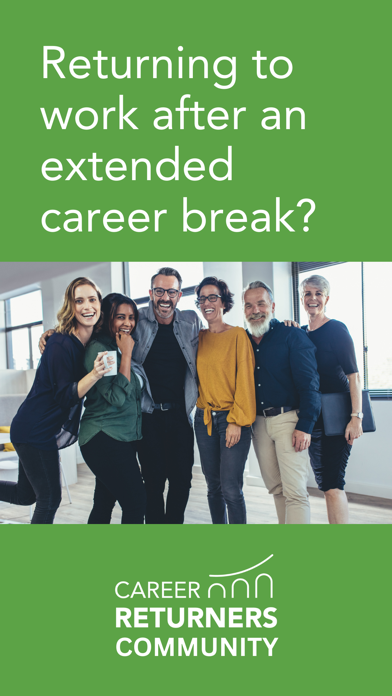Career Returners Community app screenshot
