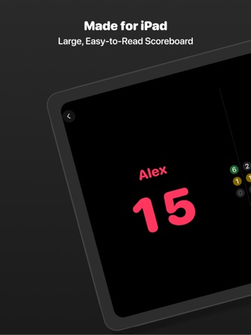 Tennis Match Score Keeper iPad screenshot