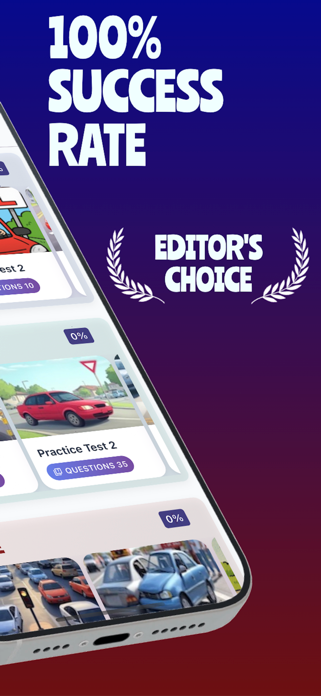 Tas Driving Test Practice Exam Screenshot 2 of 5