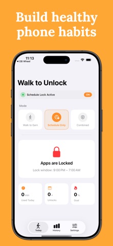Screen Time - Steps Unlock App screenshot