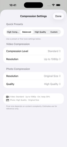 Slim: Photo & Video Compressor Screenshot 5 of 6