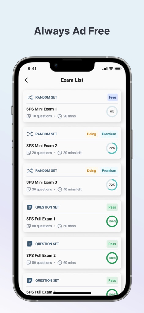 SPS Exam Simulator - App de Educación | MWM