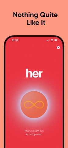 her/him - Live AI Assistant iPhone screenshot