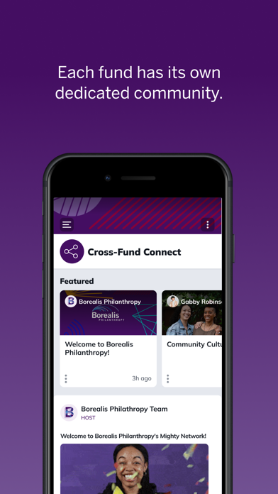 Borealis Philanthropy iPhone screenshot 2 - Social Networking app