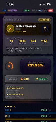 AI CRICKET AUCTION:Multiplayer Screenshot 4 of 8
