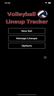 volleyball lineup tracker iphone screenshot 1