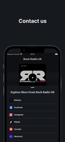 Rock Radio UK iPhone screenshot