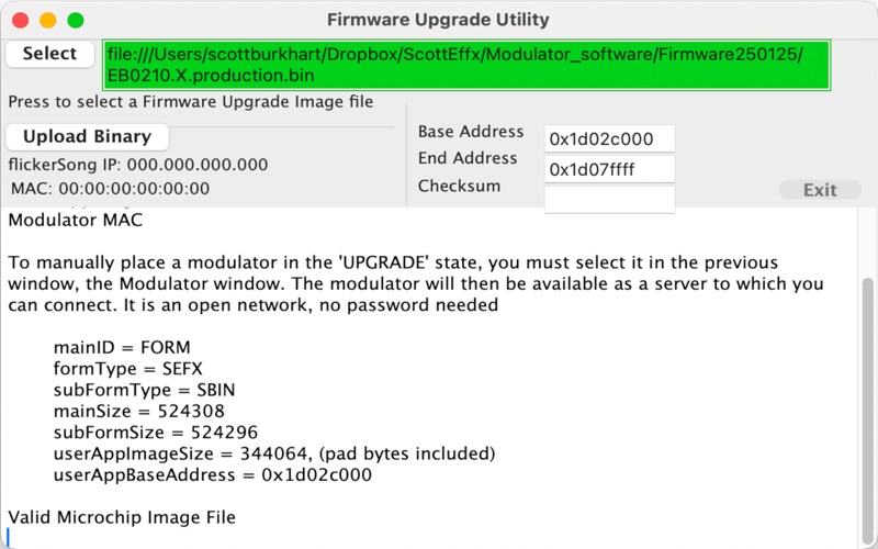 App screenshot