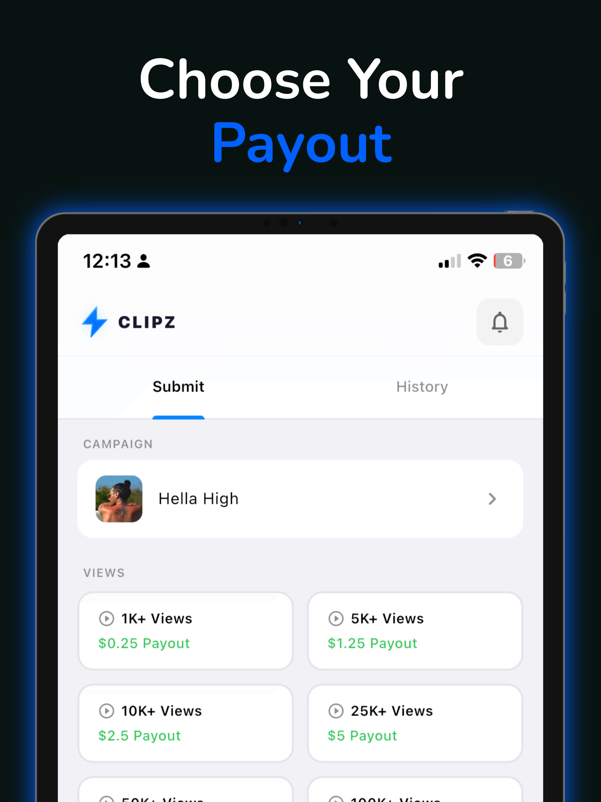CLIPZ - Get paid for views!