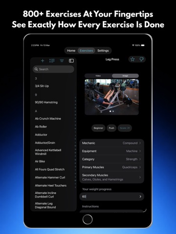 FitCoach - AI Workout Planner iPad screenshot
