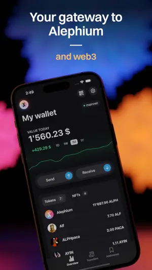 Alephium Wallet screenshot 1