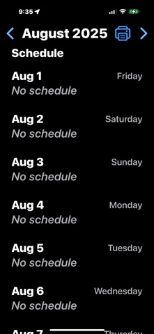 ScheduleViewer Screenshot 2 of 3