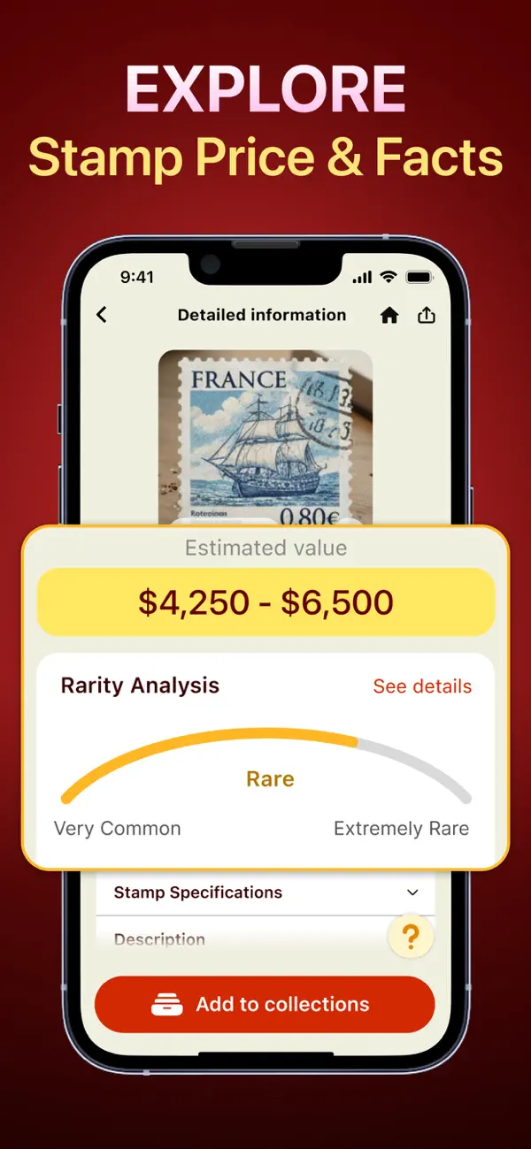 #3. Stamp Value Identifier (iOS) Ved: Free App Studio