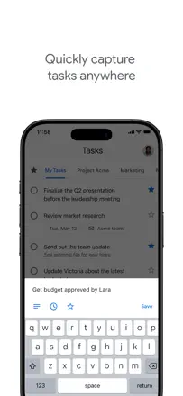 Google Tasks : capture d’écran 1 sur 5