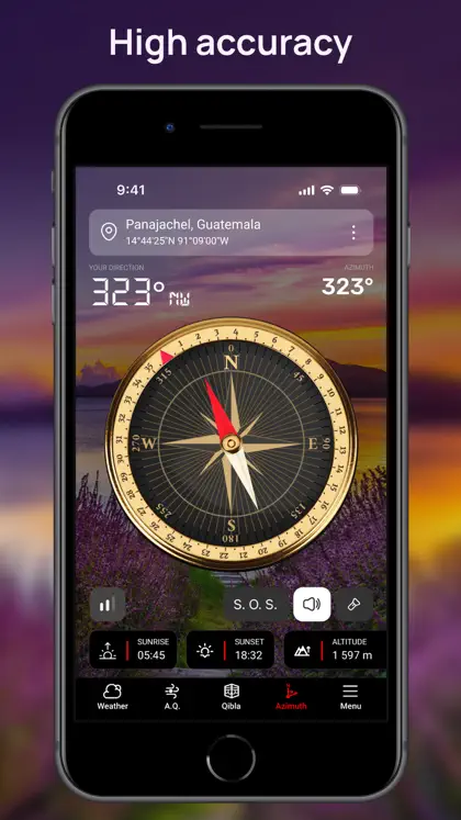 The Best Compass & GPS ekran görüntüsü 4 / 6